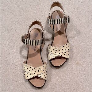 Eric Michael Striped and Polka Dot Sandals